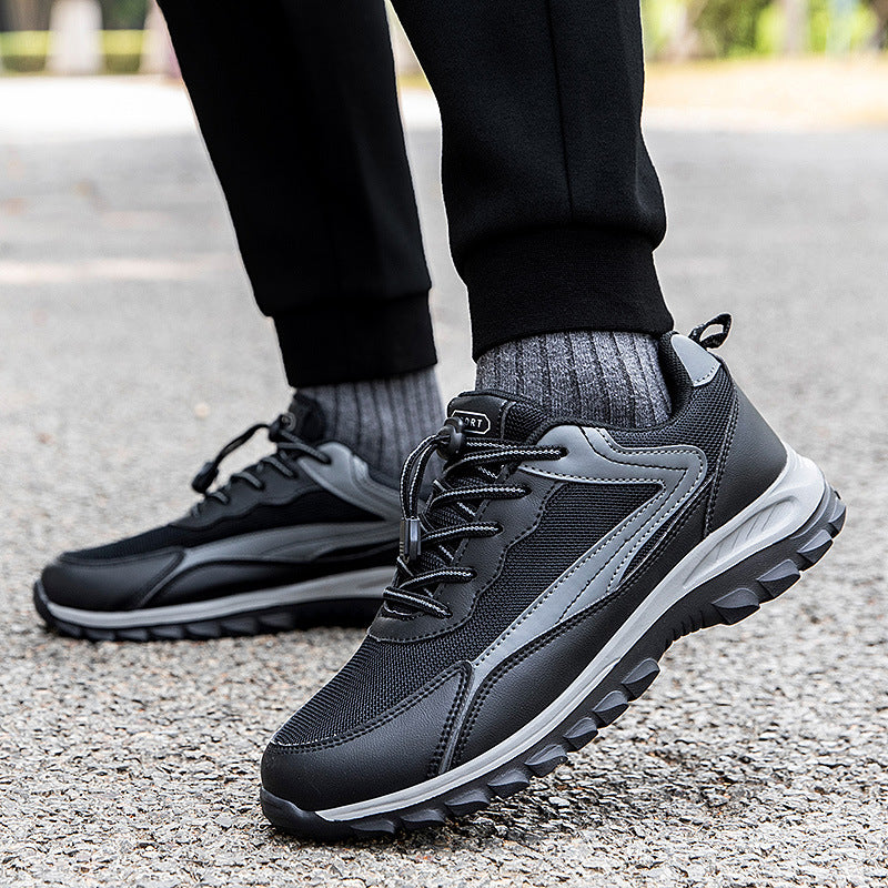 Damen Sportliche Lauf-Sneaker mit atmungsaktiver Mesh-Oberfläche und Schnellschnürsystem EB