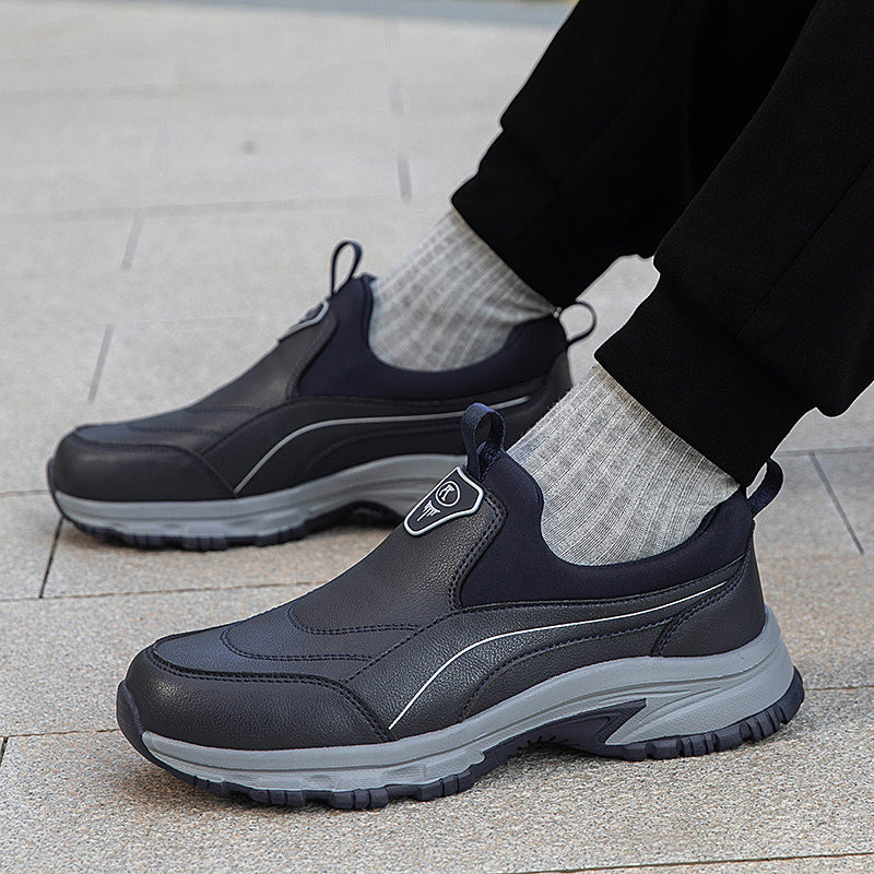 Damen leichte Slip-On Laufschuhe mit rutschfester Sohle EB