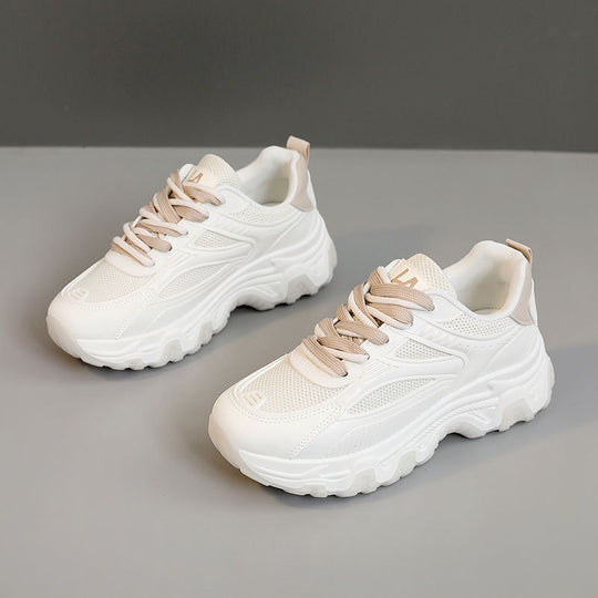 Damen modische Sneakers mit atmungsaktiver Mesh-Oberfläche und rutschfester Sohle EB