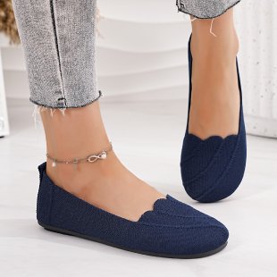Damen Atmungsaktive und modische Slip-On Ballerinas EB