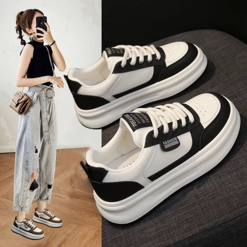 Damen Sportliche Lifestyle-Sneaker mit trendiger Zweifarben-Optik EB