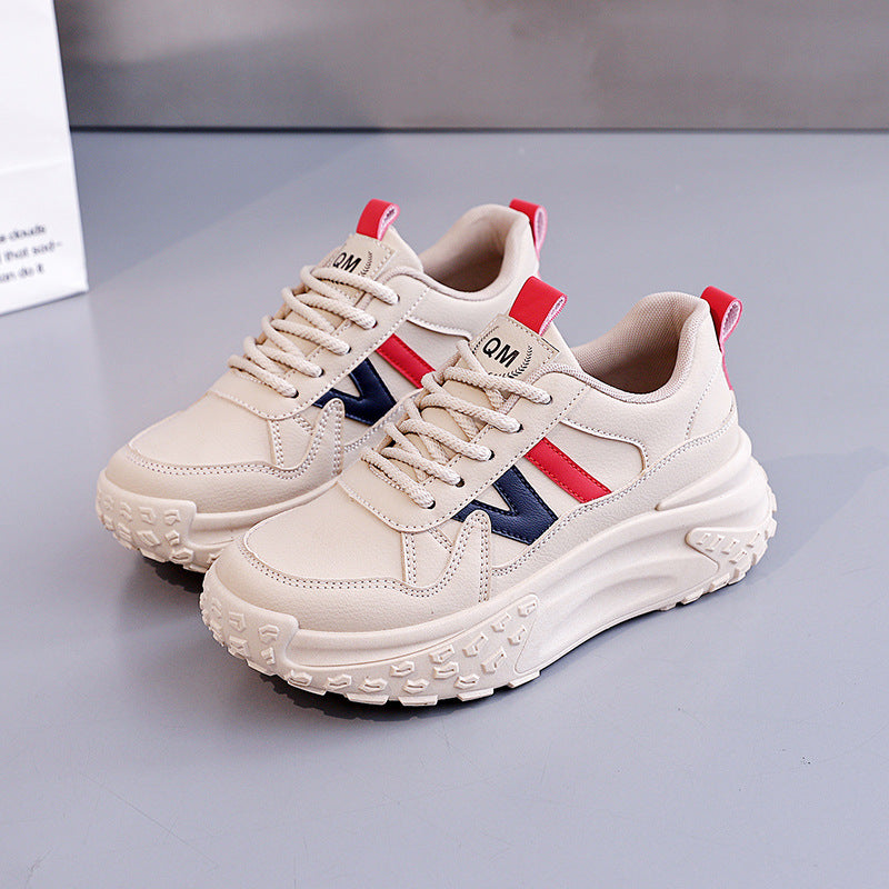 Damen Chunky Sneakers mit atmungsaktiver Oberflächenstruktur und dämpfendem Komfort EB