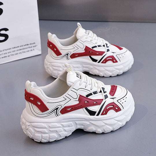 Damen Sportliche Chunky Sneakers mit atmungsaktivem Obermaterial und modernem Design EB