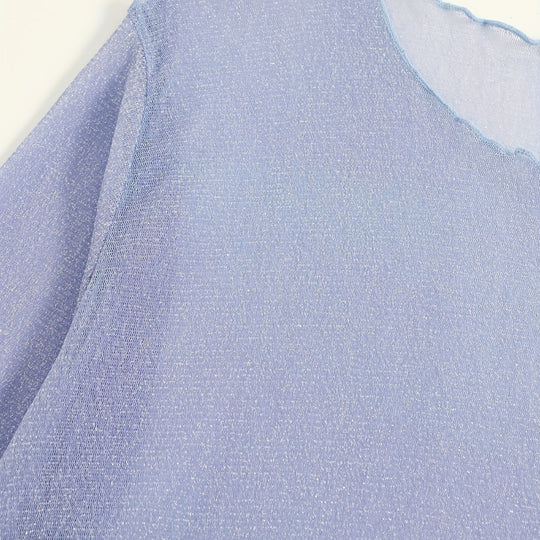 Damen Strandoberteil mit glitzerndem Material EB