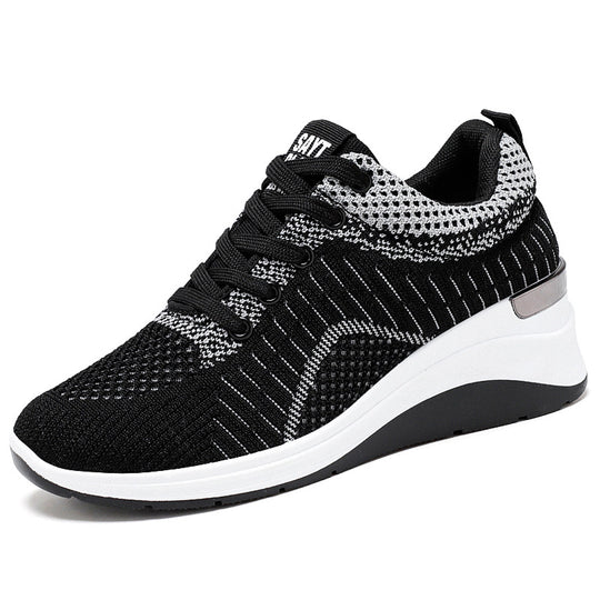 Damen Sportliche Sneakers mit atmungsaktivem Mesh-Obermaterial und ergonomischer Dämpfung EB