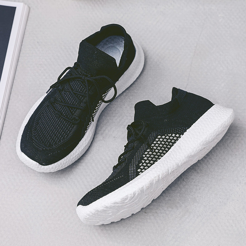 Damen Sportliche Sneaker mit atmungsaktivem Obermaterial und stoßdämpfender Sohle EB