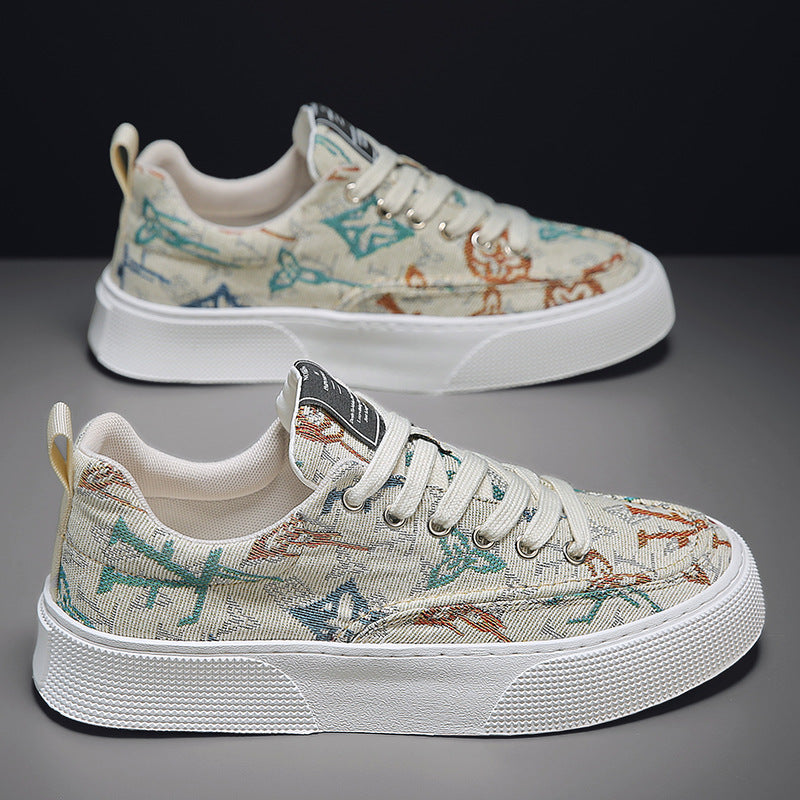 Damen Urban Fashion Sneaker mit einzigartigem Print EB