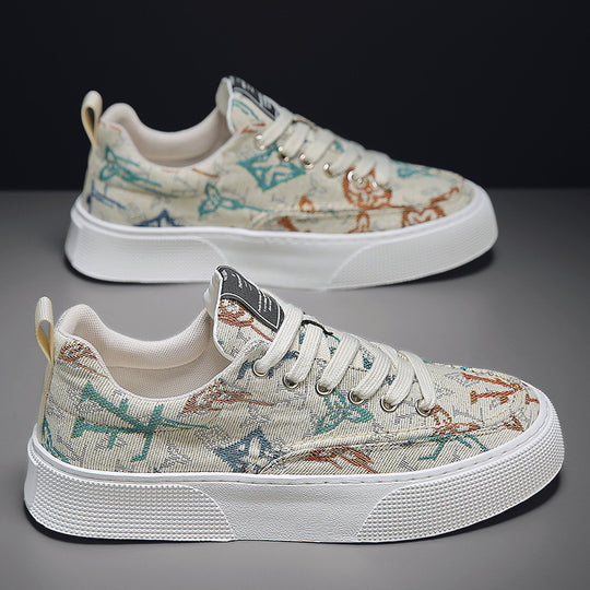Damen Urban Fashion Sneaker mit einzigartigem Print EB
