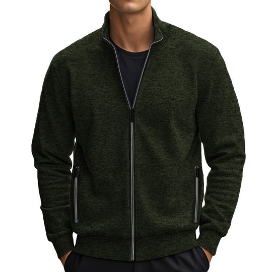 Herren Jacke mit modernem Stehkragen und praktischen Taschen EB
