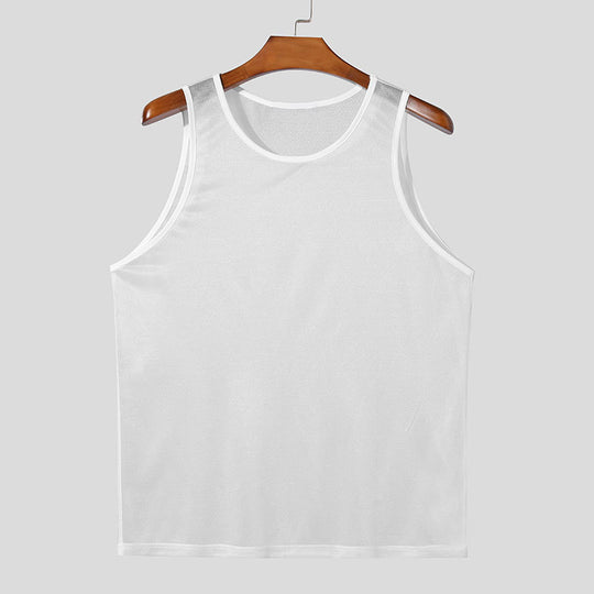 Herren Sportliches ärmelloses Shirt mit atmungsaktivem Material EB