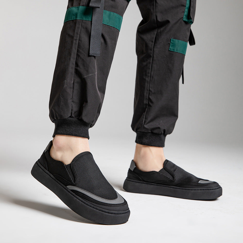 Damen Bequeme Slip-On Sneaker mit atmungsaktivem Obermaterial EB