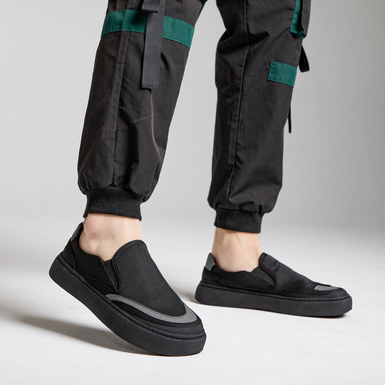 Damen Bequeme Slip-On Sneaker mit atmungsaktivem Obermaterial EB