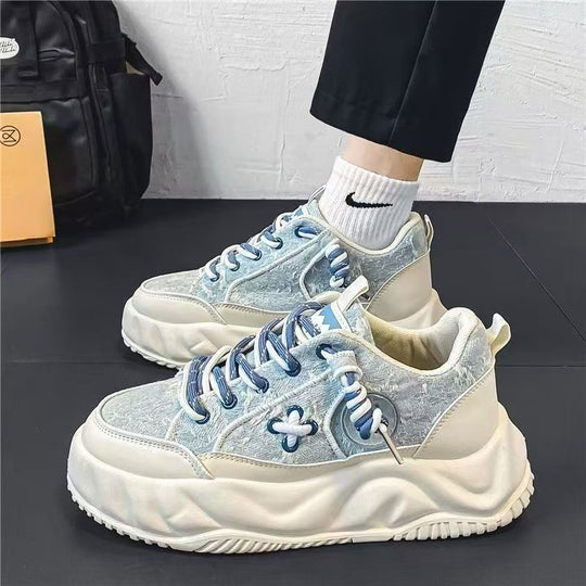 Damen Modische Sneakers mit dämpfender Laufsohle und auffälligem Design EB