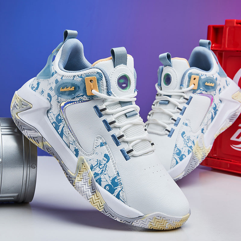 Damen Basketball Sneakers mit stoßdämpfender Technologie und rutschfester Sohle EB