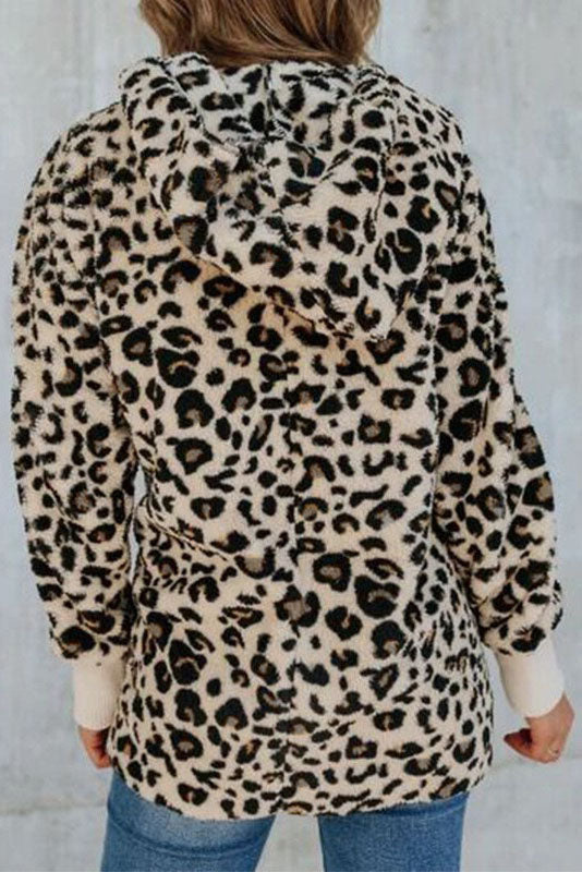 EB | Entscheidungen Brauner Leopard Teddy Mantel