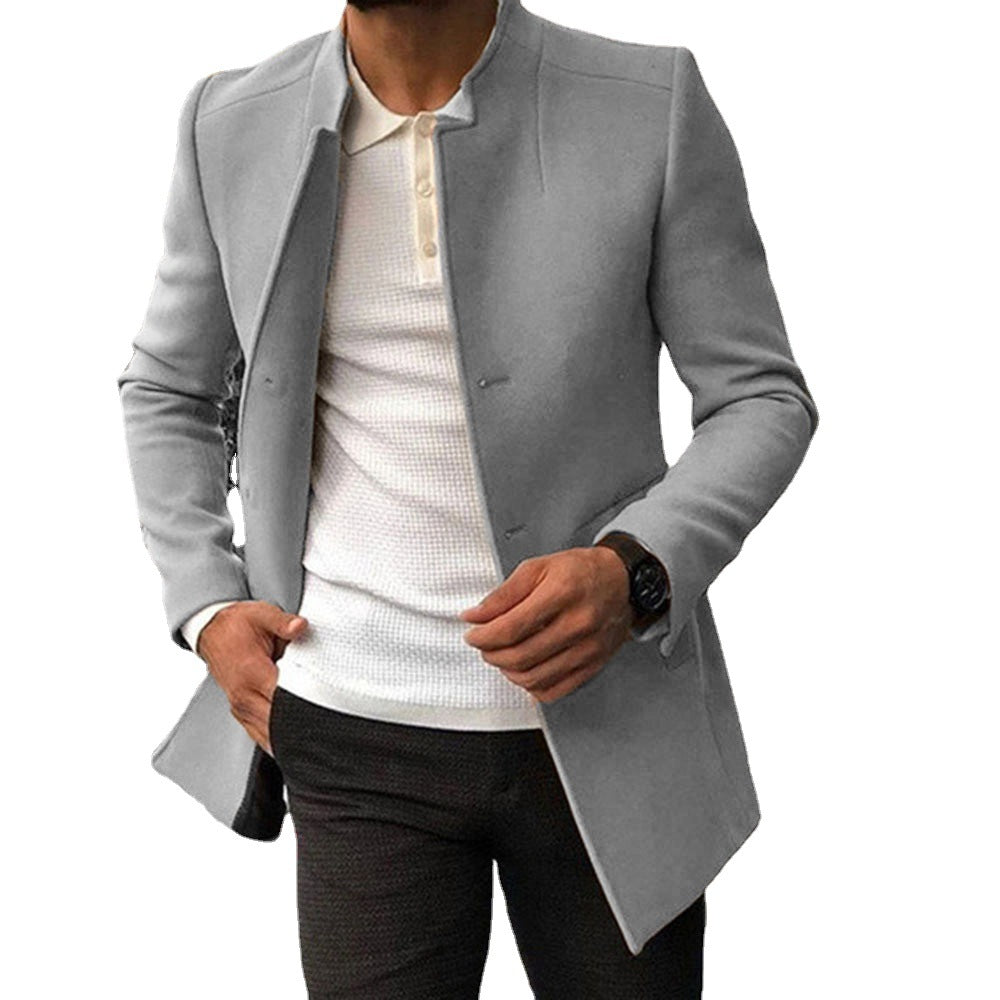 Herren modischer Blazer mit schickem, tailliertem Schnitt EB