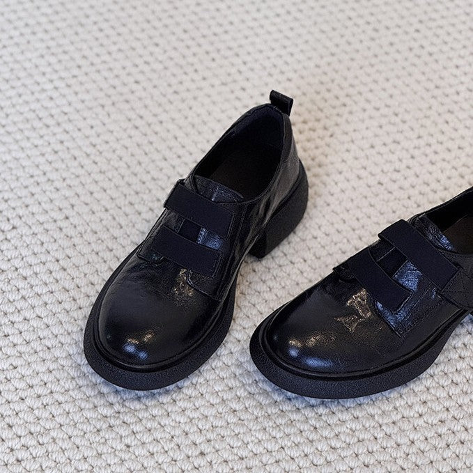 Damen bequeme Schnürschuhe mit elastischen Riemen EB