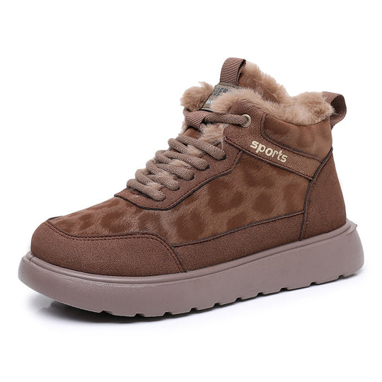 Damen Winterliche Sneakers mit isolierendem Innenfutter und rutschfester Sohle EB