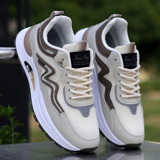 Damen Sportliche Sneakers mit atmungsaktiver Netzstruktur und dynamischer Dämpfung EB