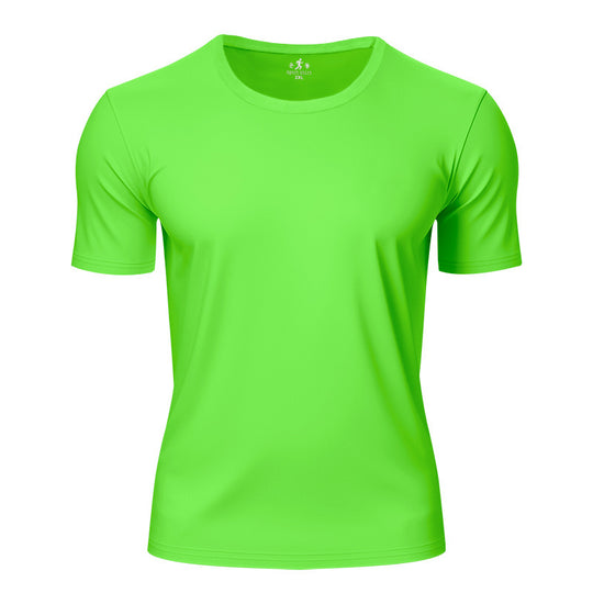 Herren nan leichtes Kurzarm-Funktionsshirt mit Rundhalsausschnitt schnelltrocknendem Stretchgewebe und flachen Nähten EB