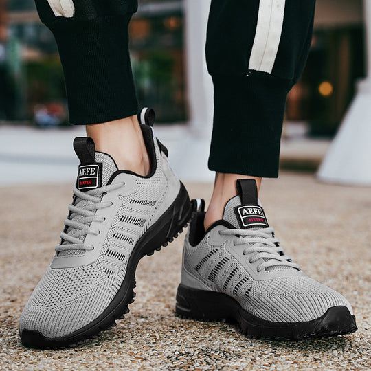 Unisex atmungsaktive Strick-Performance-Sneaker mit gepolsterter Air‑Zwischensohle EB