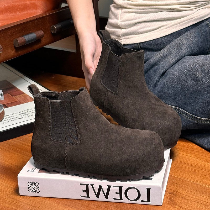 Damen Chelsea Boots mit komfortablem Gummizug und weichem Wildleder EB