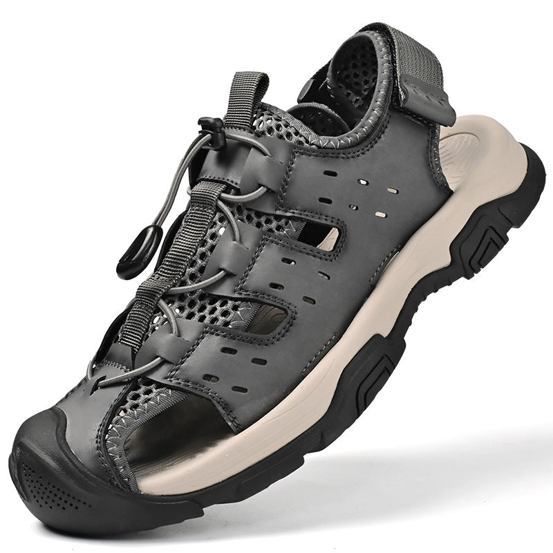 Herren Atmungsaktive Outdoor-Sandalen mit rutschfester Sohle EB