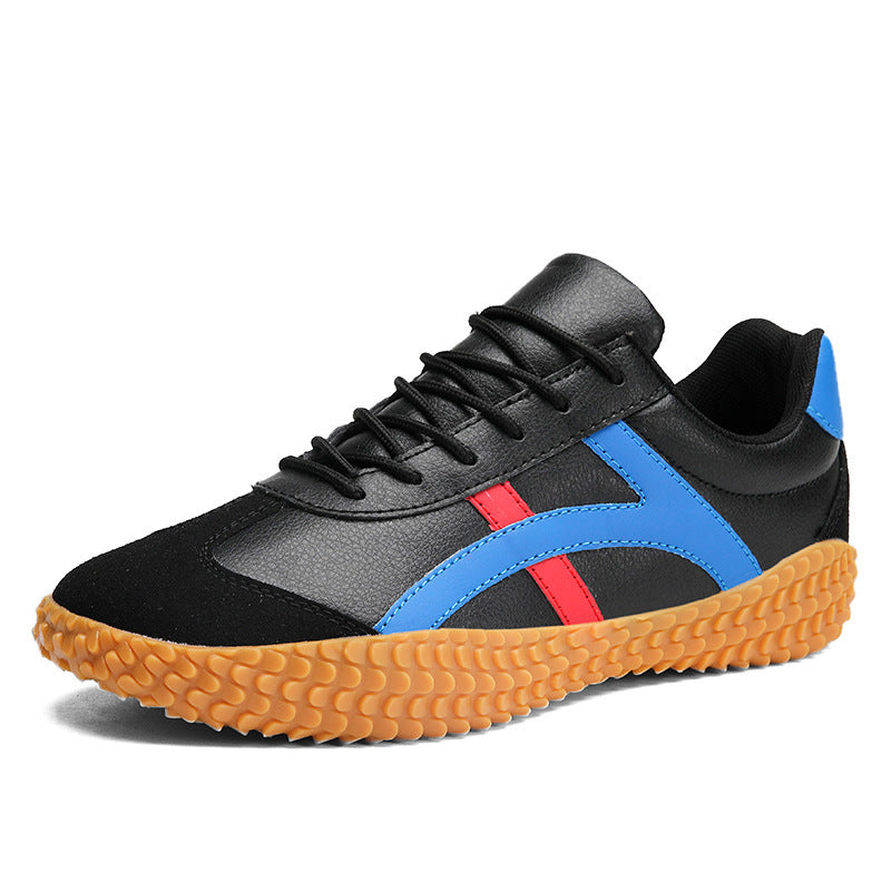 Unisex nan retro-urbaner Mesh-Sneaker mit profilierter Gummilaufsohle und Veloursleder-Zehenkappe EB