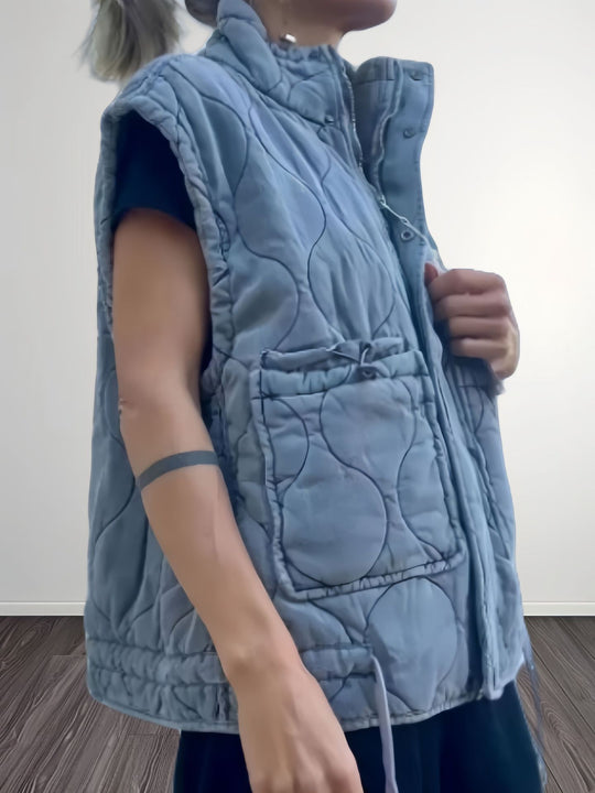 Damen Steppweste mit praktischen Taschen EB
