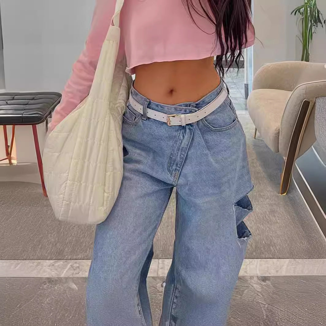 Damen lockere Jeans EB