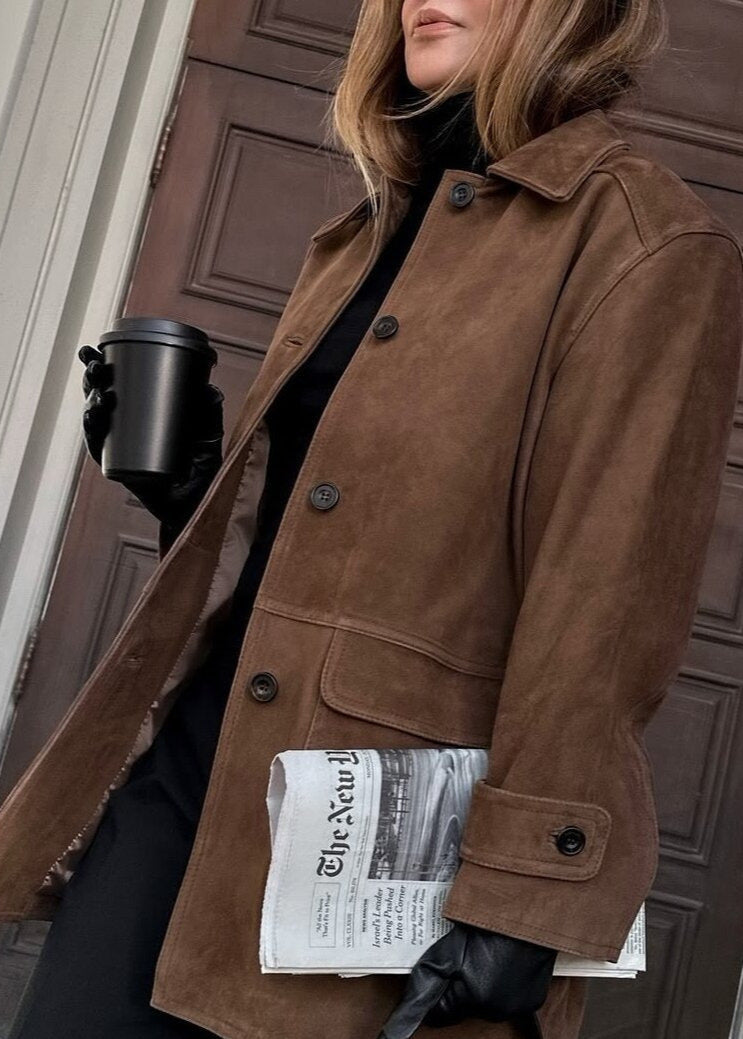 EB | Wildleder Button-Up Jacke