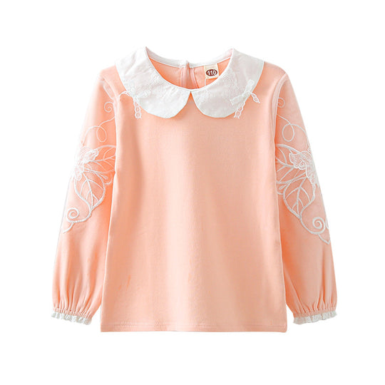 Damen Bluse mit eleganter Stickerei EB