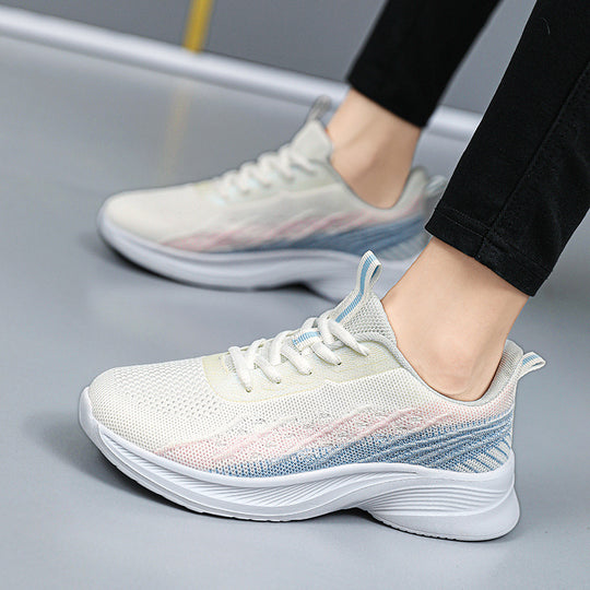 Damen Modische Laufschuhe mit atmungsaktivem Obermaterial und flexibler Dämpfung EB
