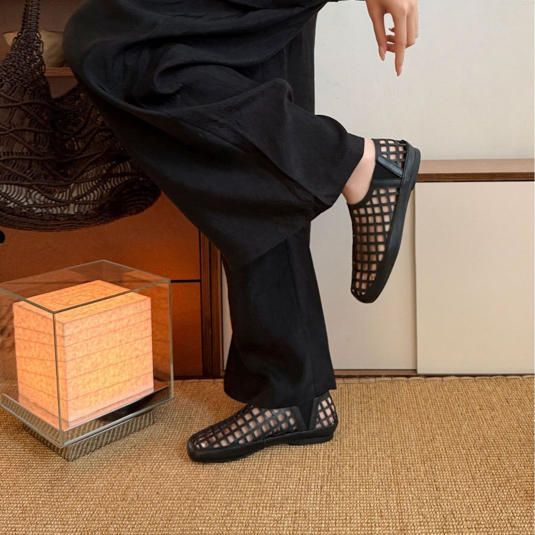 Damen Flexible und atmungsaktive Clogs mit offenem Design EB