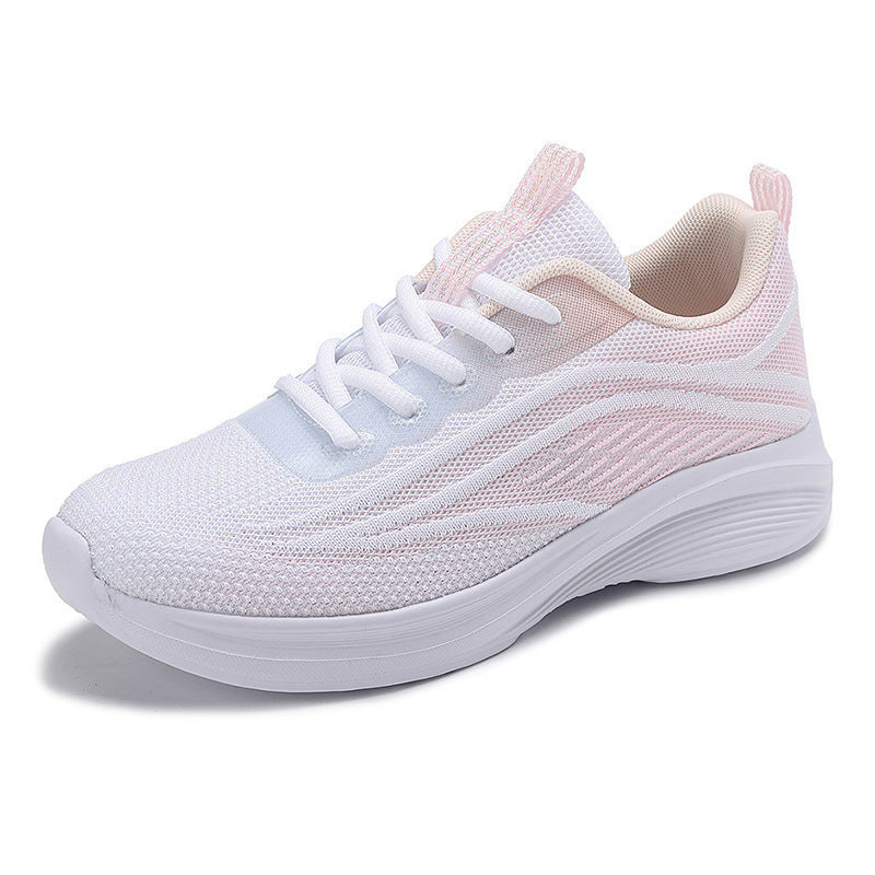 Damen Sportliche Leichtgewicht-Sneaker mit atmungsaktiver Mesh-Oberfläche EB