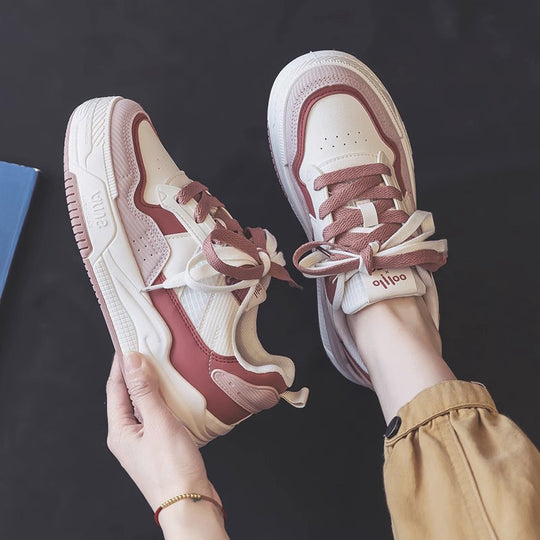 Damen Modische Sneakers mit dämpfender Sohle und atmungsaktivem Obermaterial EB