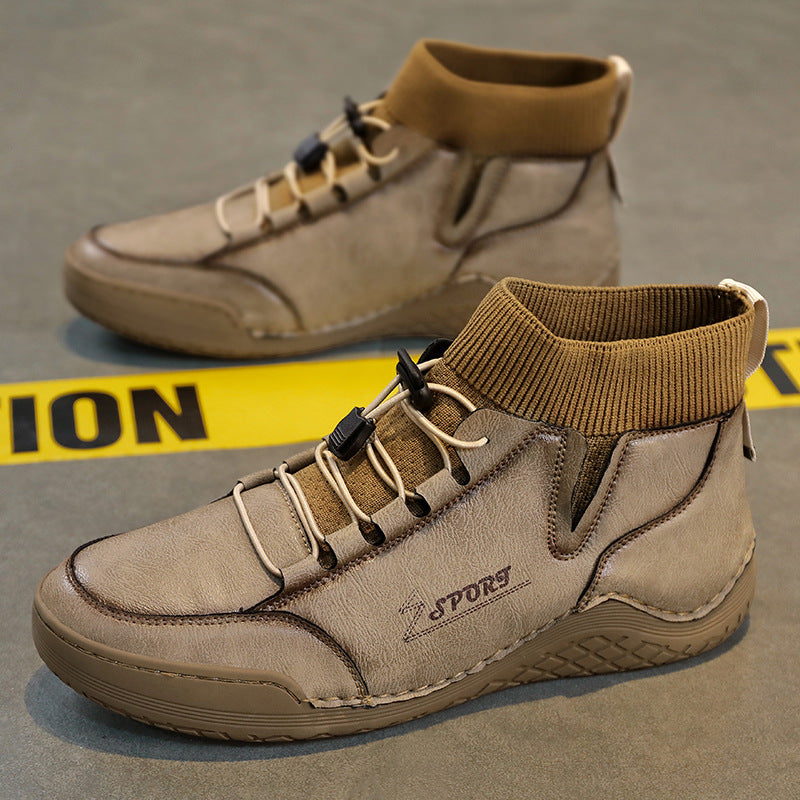 Herren Sportliche Winter-Wanderstiefel mit elastischem Knöchelbereich EB