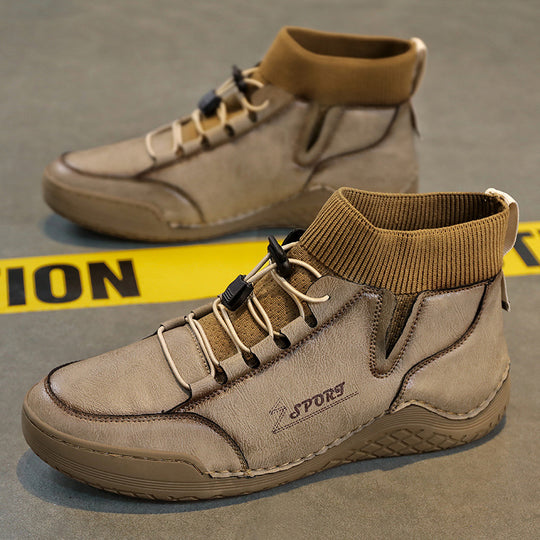 Herren Sportliche Winter-Wanderstiefel mit elastischem Knöchelbereich EB
