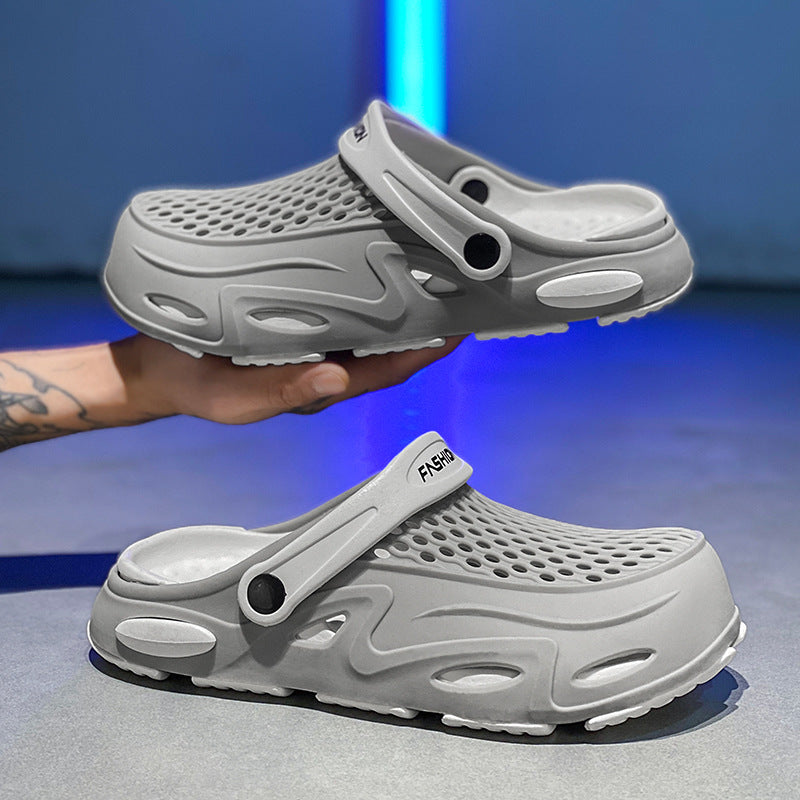 Herren Atmungsaktive Clogs mit verstellbarem Riemen EB