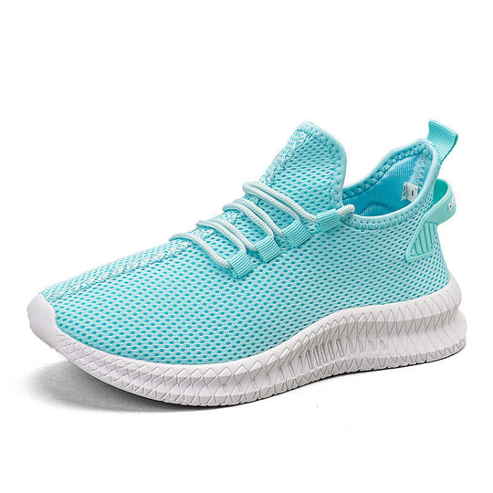 Damen Leichte und atmungsaktive Sneakers mit flexiblem Mesh-Obermaterial EB