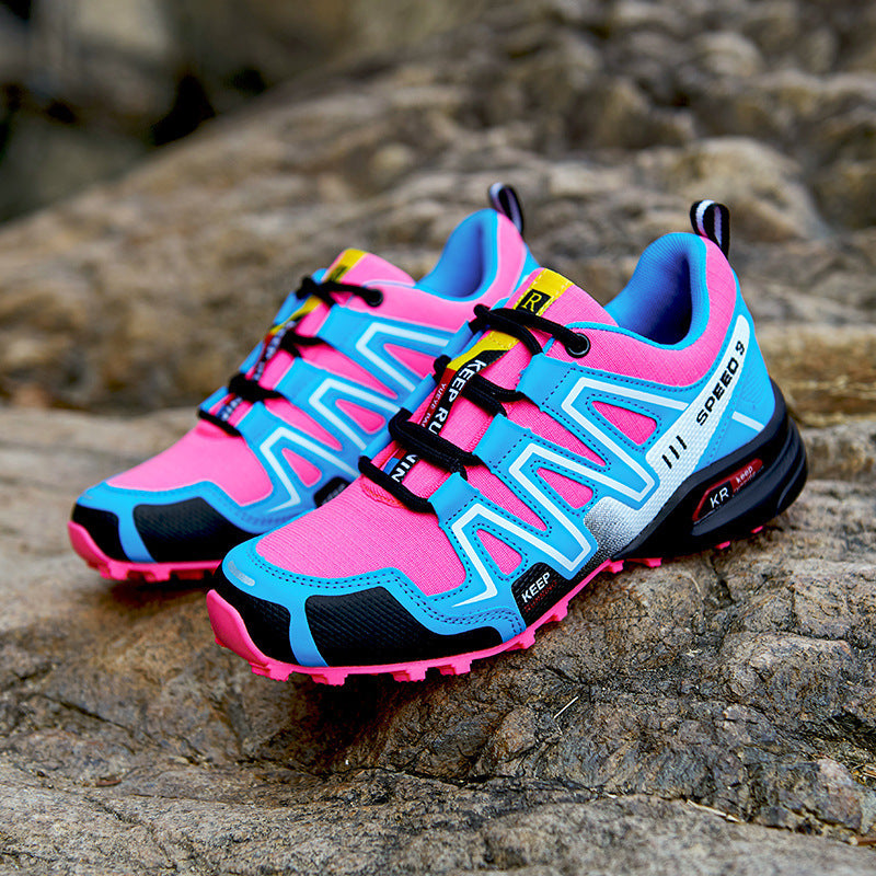 Damen Sportliche Outdoor-Sneaker mit rutschfester Sohle und atmungsaktivem Obermaterial EB