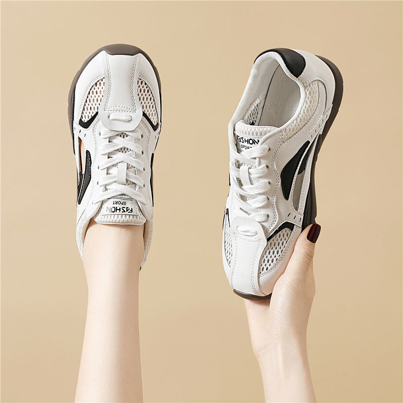 Damen Sportliche Mesh-Laufschuhe mit atmungsaktiven Einsätzen EB