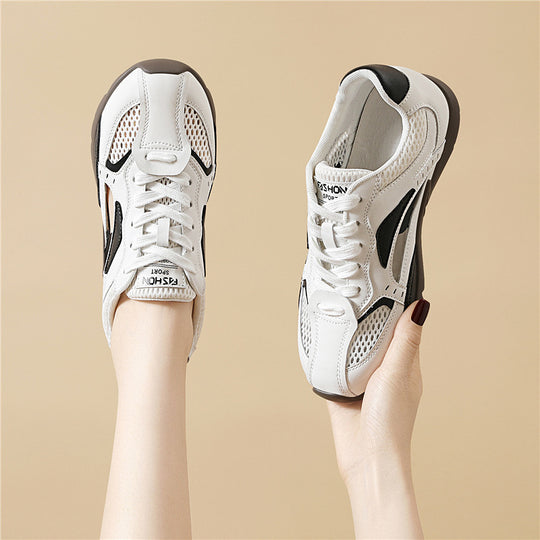 Damen Sportliche Mesh-Laufschuhe mit atmungsaktiven Einsätzen EB