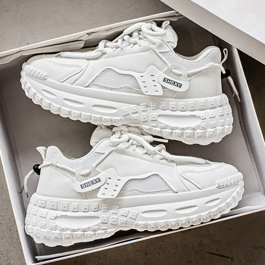 Damen Chunky Sneaker mit atmungsaktiver Mesh-Oberfläche und dämpfender Sohle EB