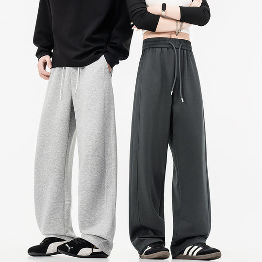 Damen weite Lounge-Jogginghose mit elastischem Bund, Kordelzug und legerer Culotte-Passform EB
