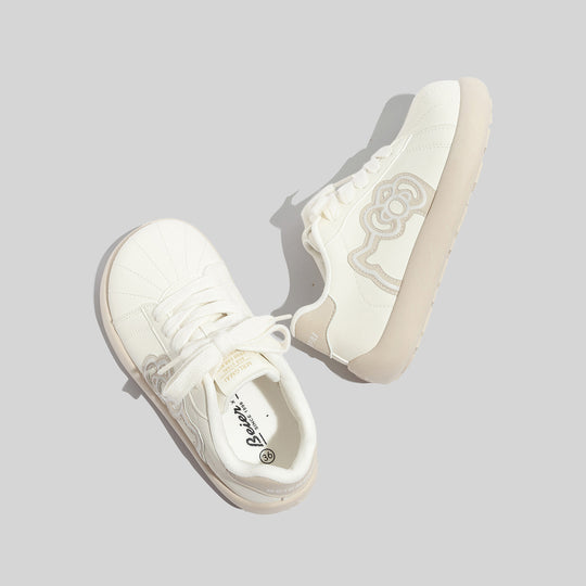 Damen Sneakers mit verspieltem Tiermotiv und weicher Dämpfung EB