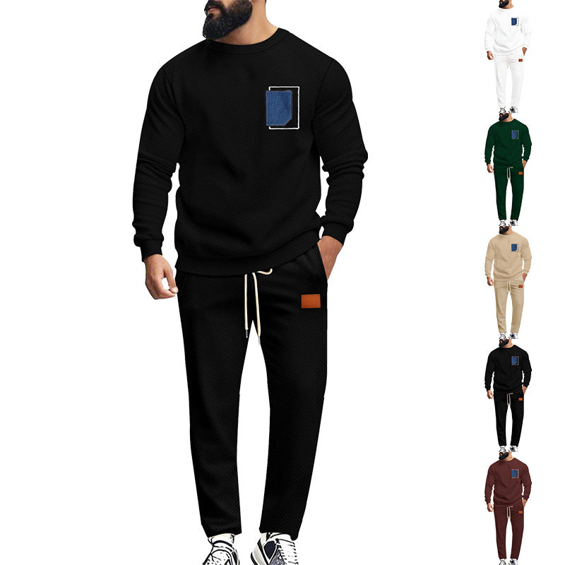 Herren Bequemer Freizeitanzug mit modischem Design und praktischen Taschen EB