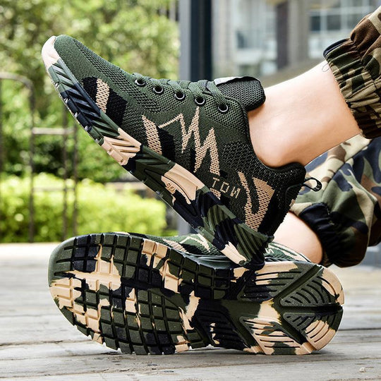 Damen Sportliche Outdoor-Sneaker mit rutschfester Sohle und atmungsaktivem Obermaterial EB