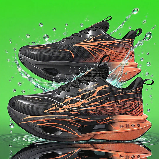 Unisex hydrodynamische Straßen- und Cross-Trainingsneaker mit teilgekapselter Hohlkern-Zwischensohle und reißfestem Ripstop-Obermaterial EB