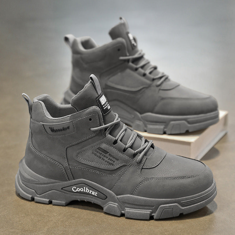 Damen robuste und atmungsaktive High-Top Sneakers EB
